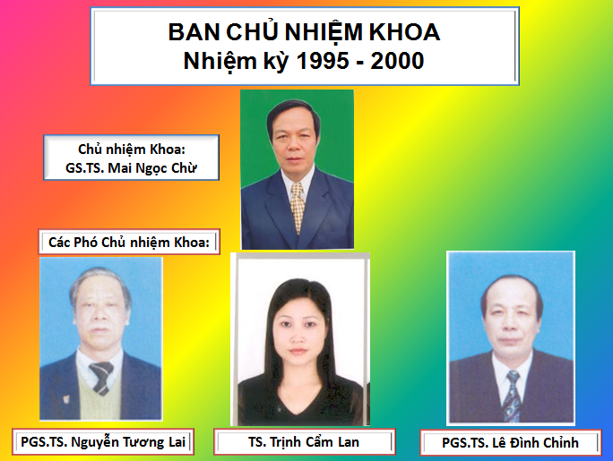 BAN CHỦ NHIỆM KHOA (Nhiệm kỳ 2005 - 2010)